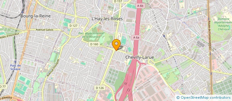 localisation de l'entreprise MONSIEUR SERGE LEGENDRE  CHEVILLY-LARUE