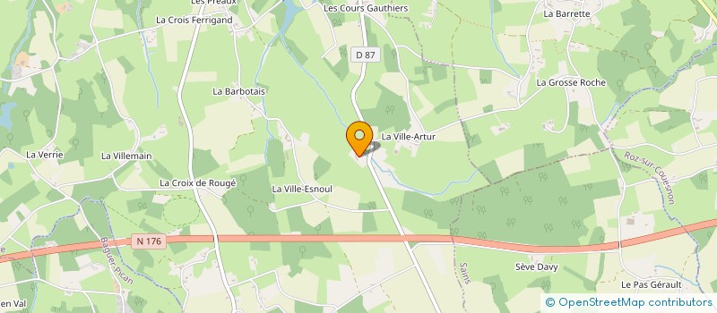 localisation de l'entreprise MONSIEUR SERGE LEGROS à SAINT-BROLADRE
