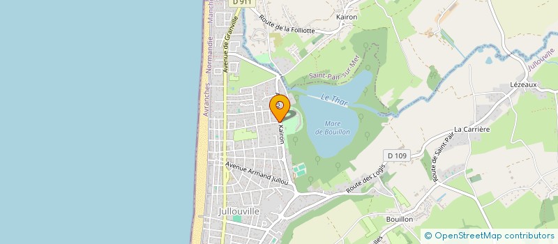 localisation de l'entreprise MONSIEUR SERGE LELIEVRE  JULLOUVILLE