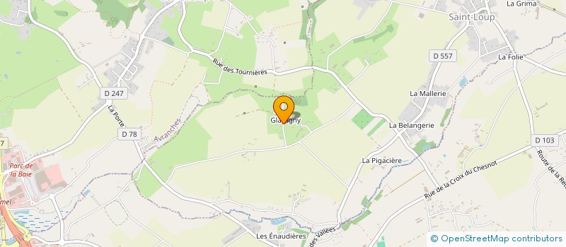 localisation de l'entreprise MONSIEUR SERGE LEMARCHAND à SAINT-LOUP