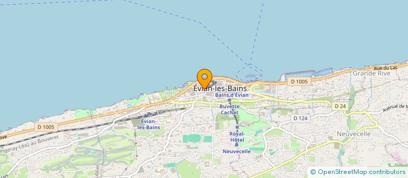 localisation de l'entreprise MONSIEUR SERGE LEMASSON  EVIAN-LES-BAINS