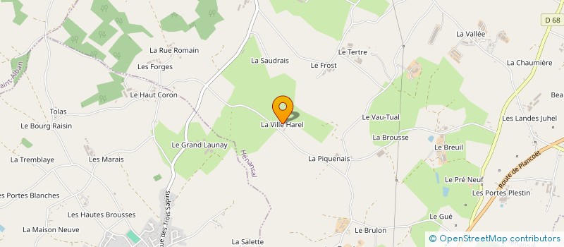 localisation de l'entreprise MONSIEUR SERGE LEMERCIER à HENANSAL