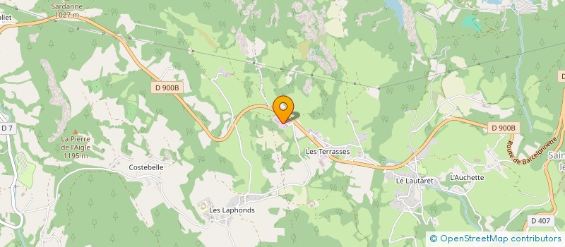 localisation de l'entreprise MONSIEUR SERGE LENOGUE  MEOLANS-REVEL