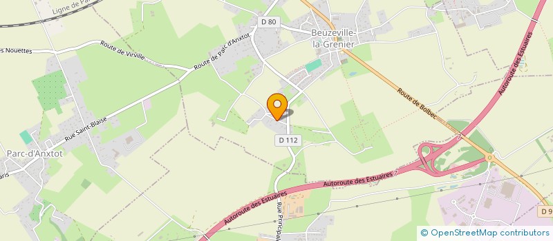 localisation de l'entreprise MONSIEUR SERGE LENORMAND à BEUZEVILLE-LA-GRENIER