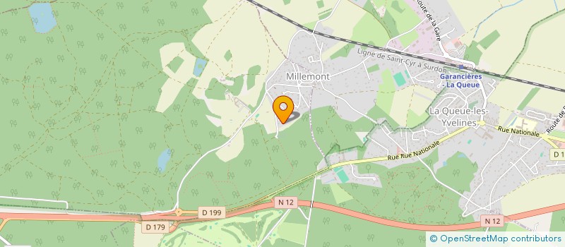 localisation de l'entreprise MONSIEUR SERGE LEO  MILLEMONT