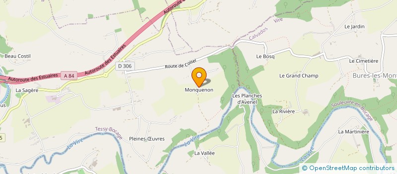 localisation de l'entreprise MONSIEUR SERGE LEPELTIER  TESSY-BOCAGE