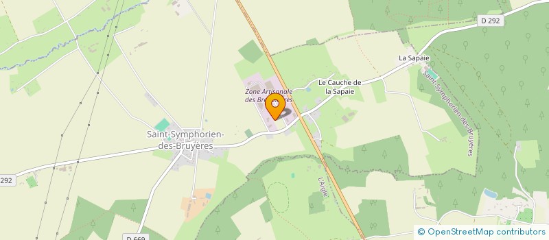 localisation de l'entreprise MONSIEUR SERGE LEROY à L AIGLE