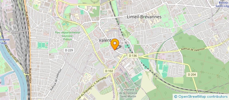 localisation de l'entreprise MONSIEUR SERGE LEROY DUCARDONNOY à VALENTON