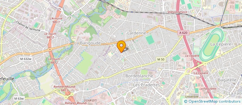 localisation de l'entreprise MONSIEUR SERGE LETALLIEUR à TOULOUSE