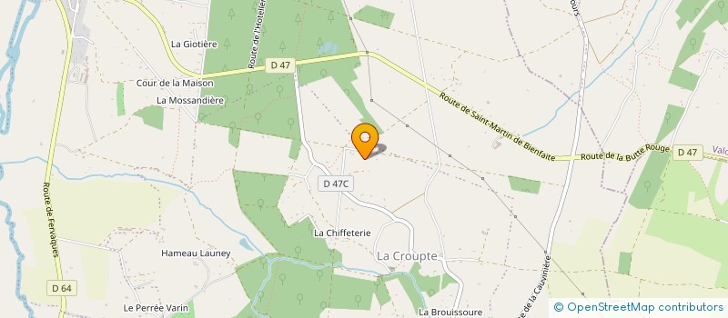 localisation de l'entreprise MONSIEUR SERGE LETELLIER à SAINT-PIERRE-EN-AUGE