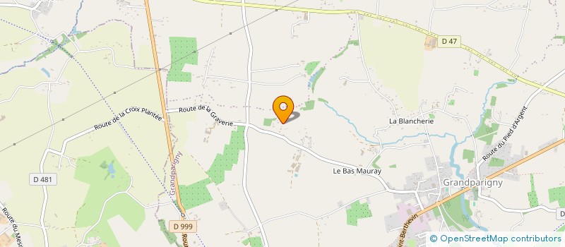 localisation de l'entreprise MONSIEUR SERGE LETOUSEY  GRANDPARIGNY