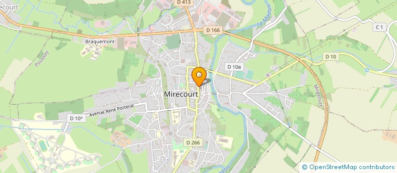 localisation de l'entreprise MONSIEUR SERGE LETRANGE  MATTAINCOURT