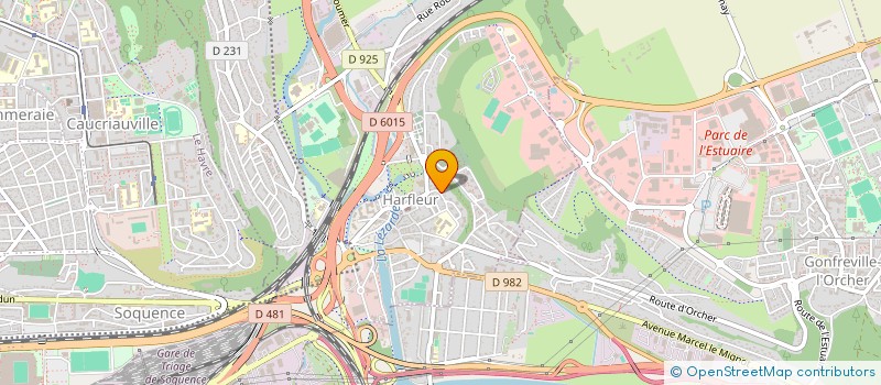 localisation de l'entreprise MONSIEUR SERGE LEVACHER  HARFLEUR