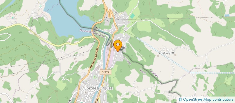 localisation de l'entreprise MONSIEUR SERGE LHERITIER  BORT-LES-ORGUES