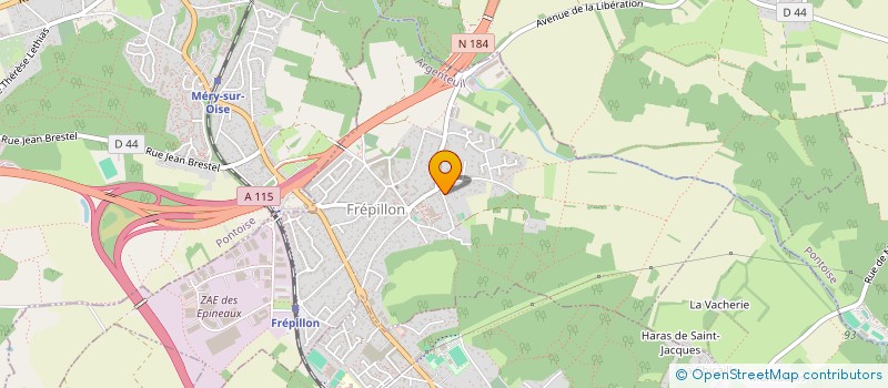 localisation de l'entreprise MONSIEUR SERGE LHUILLIER  FREPILLON