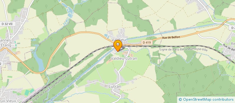localisation de l'entreprise MONSIEUR SERGE LIEBY  VALDIEU-LUTRAN