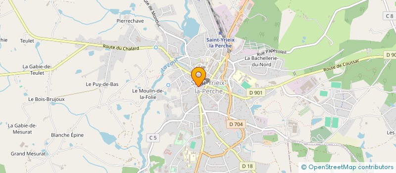 localisation de l'entreprise MONSIEUR SERGE LINARD à SAINT-YRIEIX-LA-PERCHE