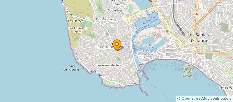 localisation de l'entreprise MONSIEUR SERGE LOGEAIS à LES SABLES D'OLONNE