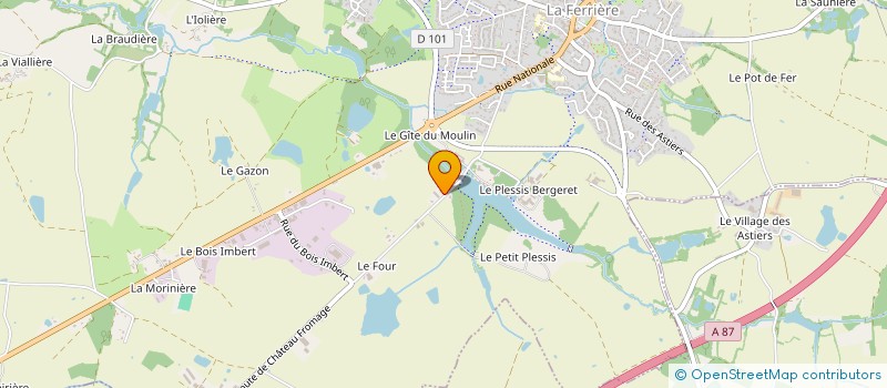 localisation de l'entreprise MONSIEUR SERGE LOISEAU à LA FERRIERE