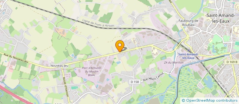 localisation de l'entreprise MONSIEUR SERGE LOMBAERTS GARZON  SAINT-AMAND-LES-EAUX