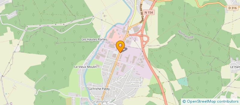 localisation de l'entreprise MONSIEUR SERGE LONJARRET à GRAVIGNY