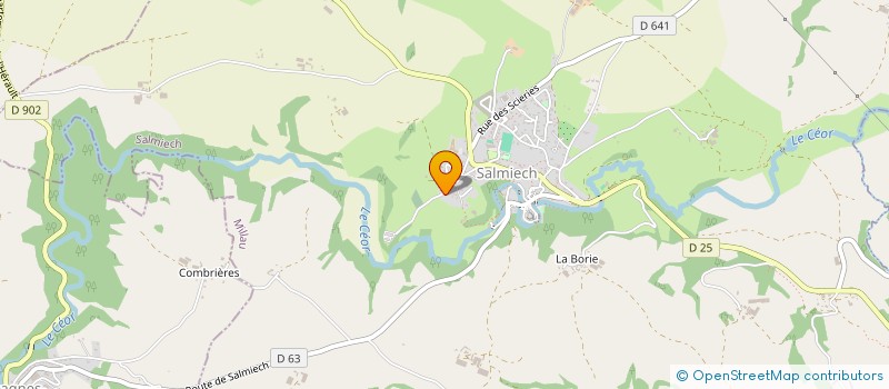 localisation de l'entreprise MONSIEUR SERGE LOPES  SALMIECH