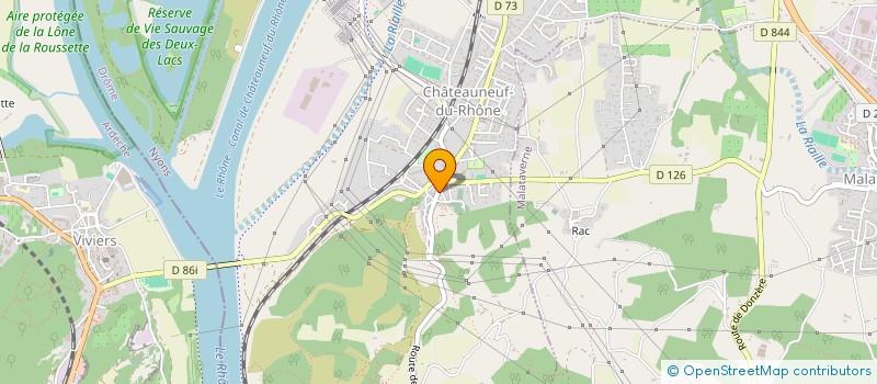 localisation de l'entreprise MONSIEUR SERGE LOPEZ  CHATEAUNEUF-DU-RHONE