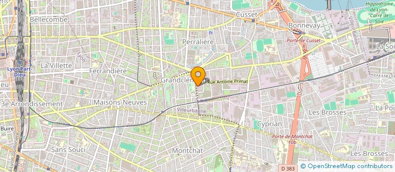 localisation de l'entreprise MONSIEUR SERGE LOSA  VILLEURBANNE