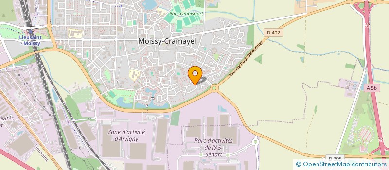 localisation de l'entreprise MONSIEUR SERGE LOUKAKA à MOISSY-CRAMAYEL