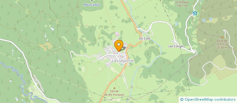 localisation de l'entreprise MONSIEUR SERGE LOYAL  LA LLAGONNE