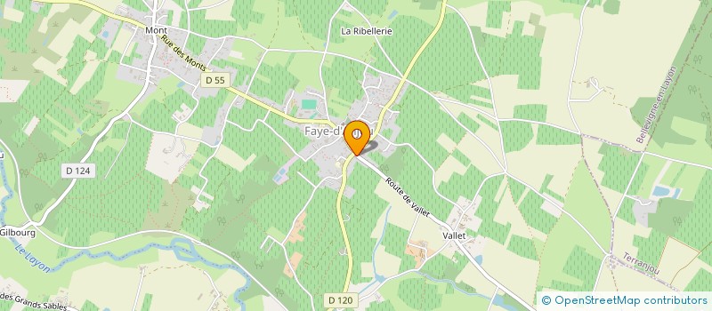 localisation de l'entreprise MONSIEUR SERGE LUCAS  BELLEVIGNE-EN-LAYON