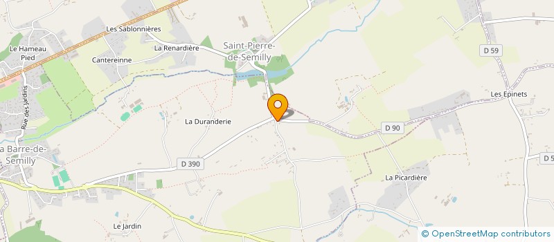 localisation de l'entreprise MONSIEUR SERGE LUNEL à LA BARRE-DE-SEMILLY