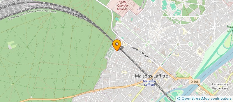 localisation de l'entreprise MONSIEUR SERGE MABILE  MAISONS-LAFFITTE