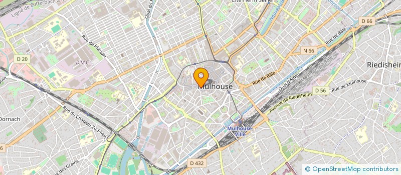 localisation de l'entreprise MONSIEUR SERGE MAGGI  MULHOUSE