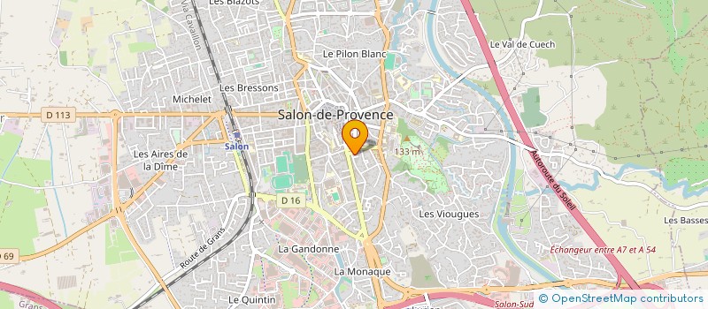 localisation de l'entreprise MONSIEUR SERGE MAGNASCHI  SALON-DE-PROVENCE