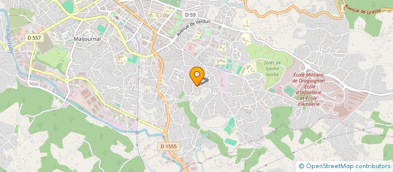 localisation de l'entreprise MONSIEUR SERGE MAGNIN  DRAGUIGNAN