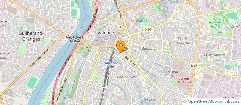 localisation de l'entreprise MONSIEUR SERGE MAILLET à VALENCE