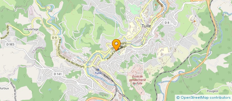 localisation de l'entreprise MONSIEUR SERGE MAJOUNIE  TULLE