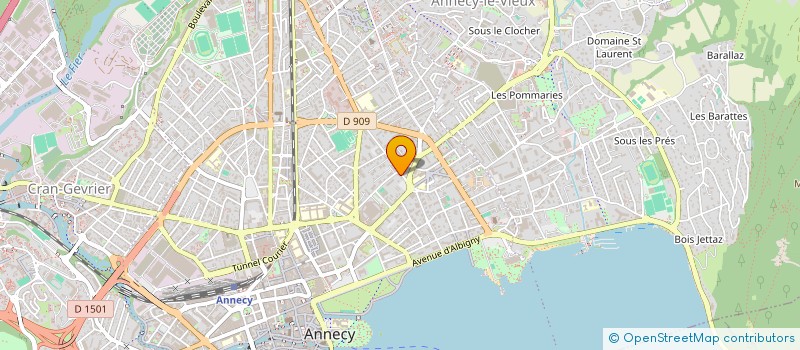 localisation de l'entreprise MONSIEUR SERGE MALAVASI à ANNECY