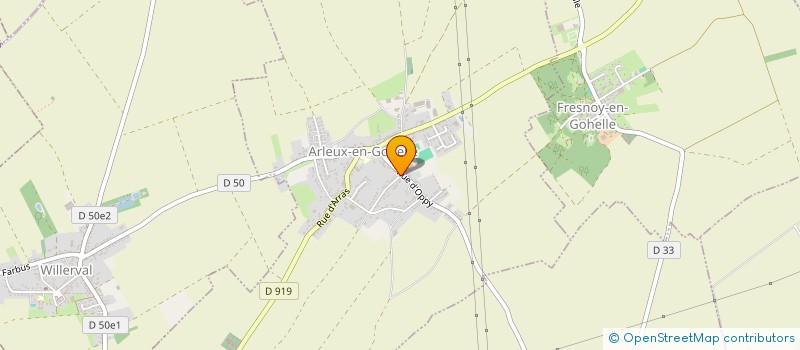 localisation de l'entreprise MONSIEUR SERGE MALEWICZ à ARLEUX-EN-GOHELLE