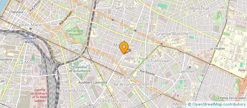 localisation de l'entreprise MONSIEUR SERGE MALLAN  LYON