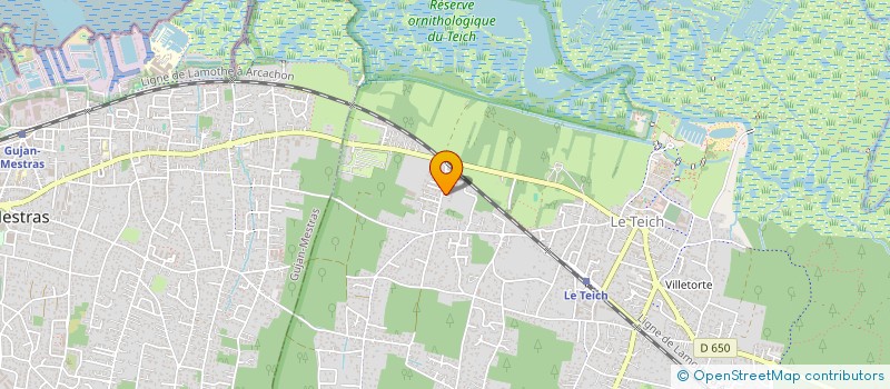 localisation de l'entreprise MONSIEUR SERGE MALLET  LE TEICH