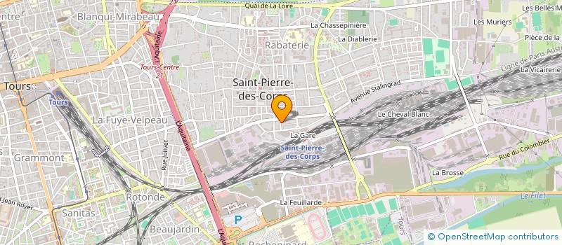 localisation de l'entreprise MONSIEUR SERGE MALLET  SAINT-PIERRE-DES-CORPS