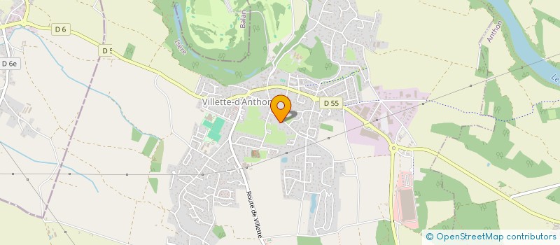 localisation de l'entreprise MONSIEUR SERGE MANON  VILLETTE-D'ANTHON