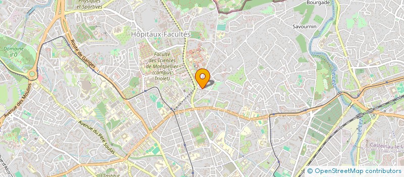 localisation de l'entreprise MONSIEUR SERGE MANOURY à MONTPELLIER