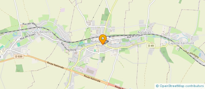 localisation de l'entreprise MONSIEUR SERGE MAQUET  FREVIN-CAPELLE