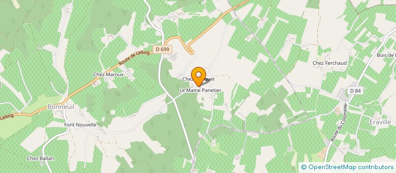 localisation de l'entreprise MONSIEUR SERGE MARANDAT  MOSNAC-SAINT-SIMEUX