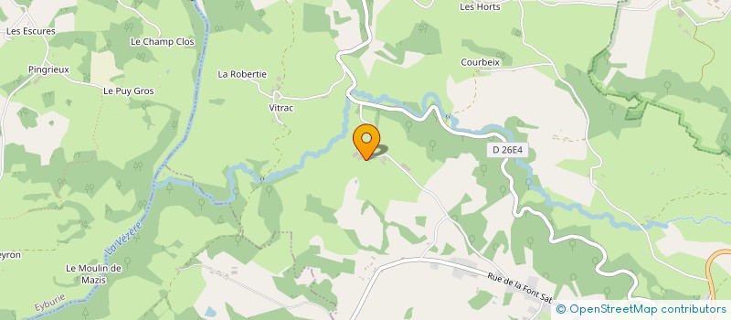 localisation de l'entreprise MONSIEUR SERGE MARANDE  CHAMBOULIVE