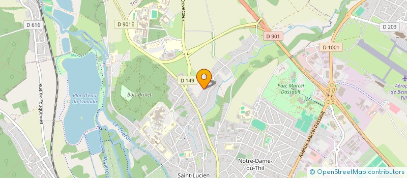 localisation de l'entreprise MONSIEUR SERGE MARANTE  BEAUVAIS