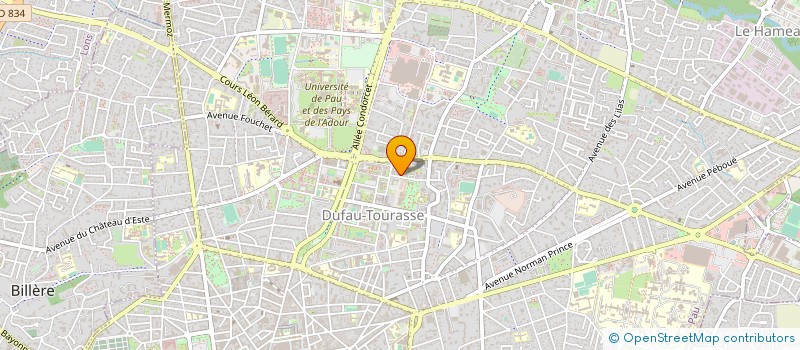 localisation de l'entreprise MONSIEUR SERGE MARCADE à PAU
